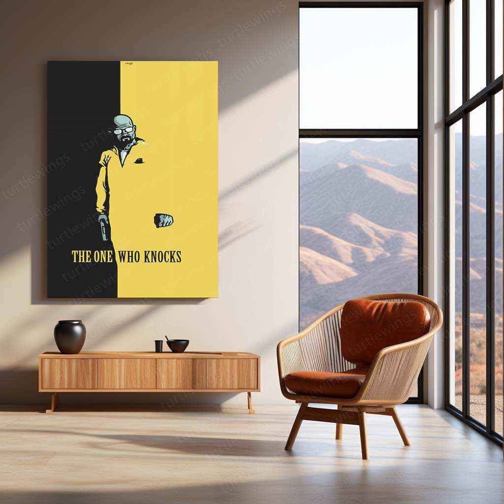 Breaking Bad Metal Poster | Walter White & Jesse Pinkman Wall Art | TV Series Memorabilia - TURTLEWINGS