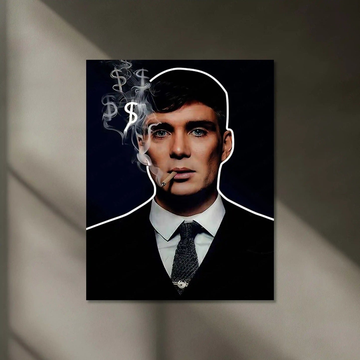 Mafia Boss Neon LED Frame | Luxury Power Wall Art Elite Hustle Aesthetic by TurtleWings - TURTLEWINGS
