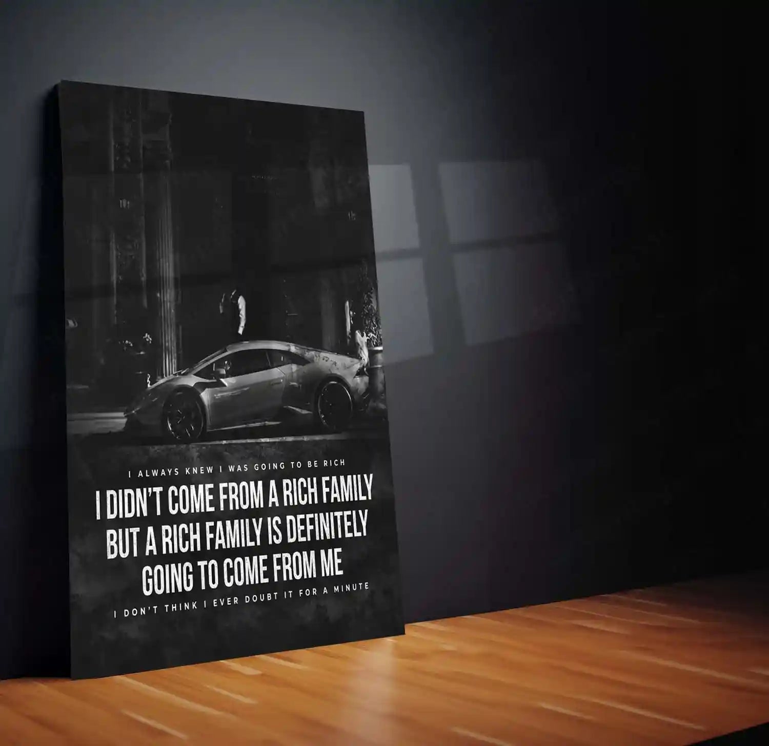Motivational Metal Poster Set of 6 – Inspirational Wall Frame Decoretal wall frame set - TURTLEWINGS