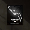 LED | 🇯🇵 Suzuka Circuit Neon LED Metal Poster – Glowing Japanese F1 Track Wall Art