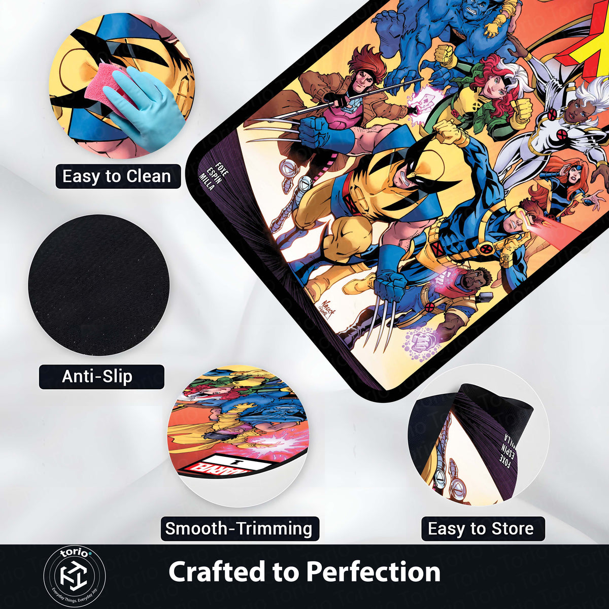 The Amazing Spider-Man Floor Mat | Classic Marvel Comic Cover Flat Rug | Anti-Slip 3mm Absorbent Superhero Floor Mat for Gaming Room, Bedroom & Fan Cave