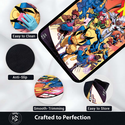 The Amazing Spider-Man Floor Mat | Classic Marvel Comic Cover Flat Rug | Anti-Slip 3mm Absorbent Superhero Floor Mat for Gaming Room, Bedroom & Fan Cave