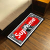 Supreme Dollar Bedside Runner (3 mm Thick) | Streetwear Money Aesthetic Bedroom Floor Mat for Modern Room Decor