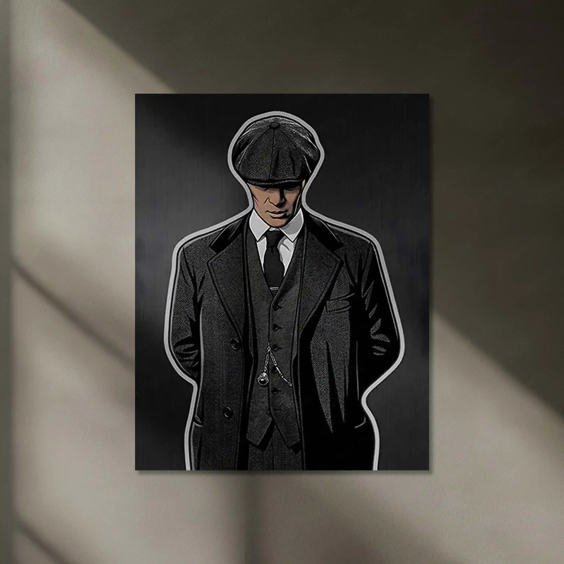 Peaky Blinders Neon LED Frame | Silent Boss Wall Art | Mafia Aesthetic Decor - TURTLEWINGS