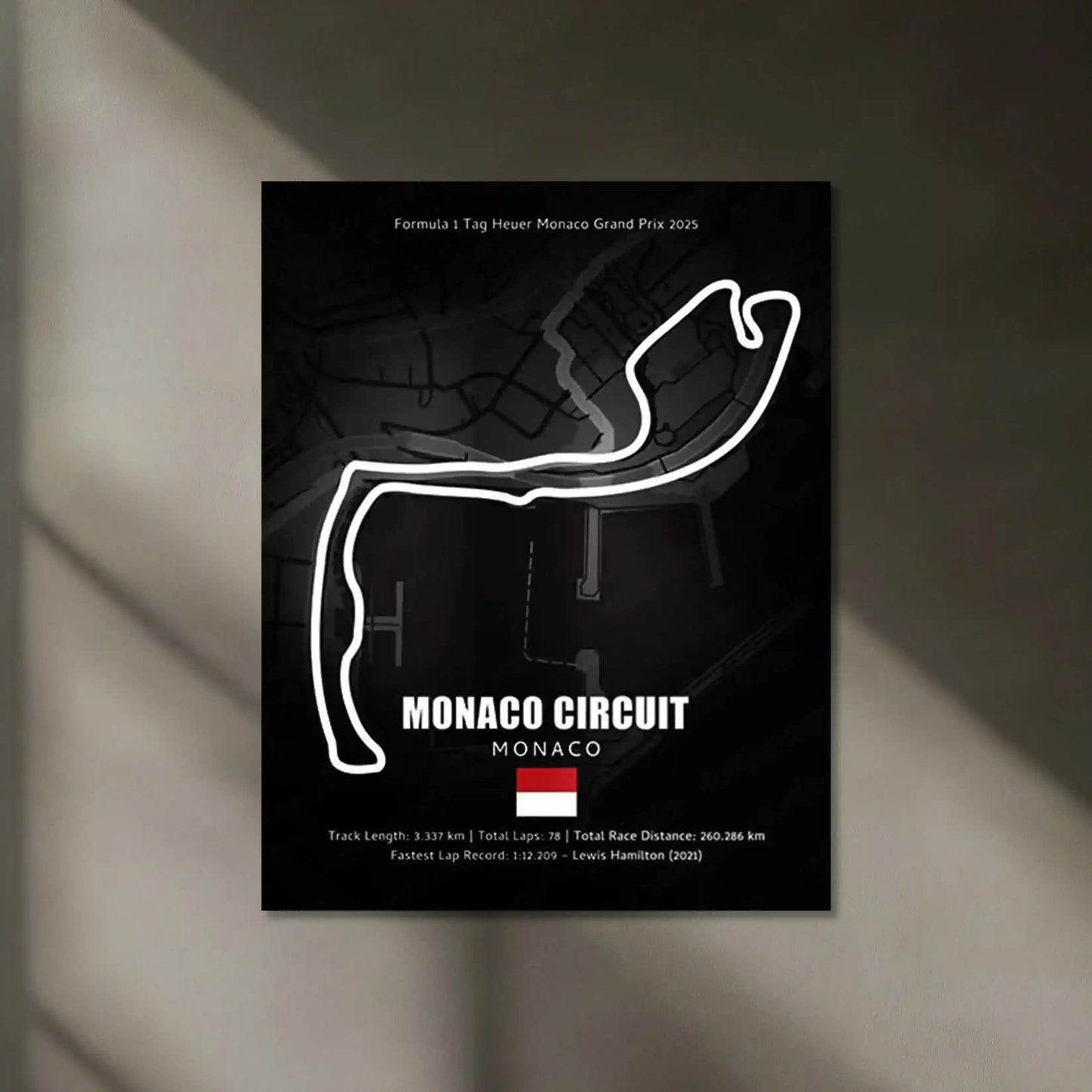 LED | 🏎️ Monza Circuit Neon LED Metal Poster – Glowing Temple of Speed Wall Art - TURTLEWINGS