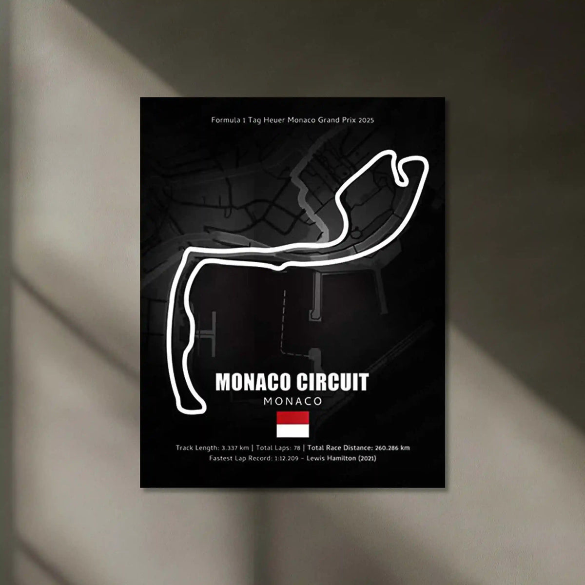 LED | 🏎️ Monza Circuit Neon LED Metal Poster – Glowing Temple of Speed Wall Art - TURTLEWINGS