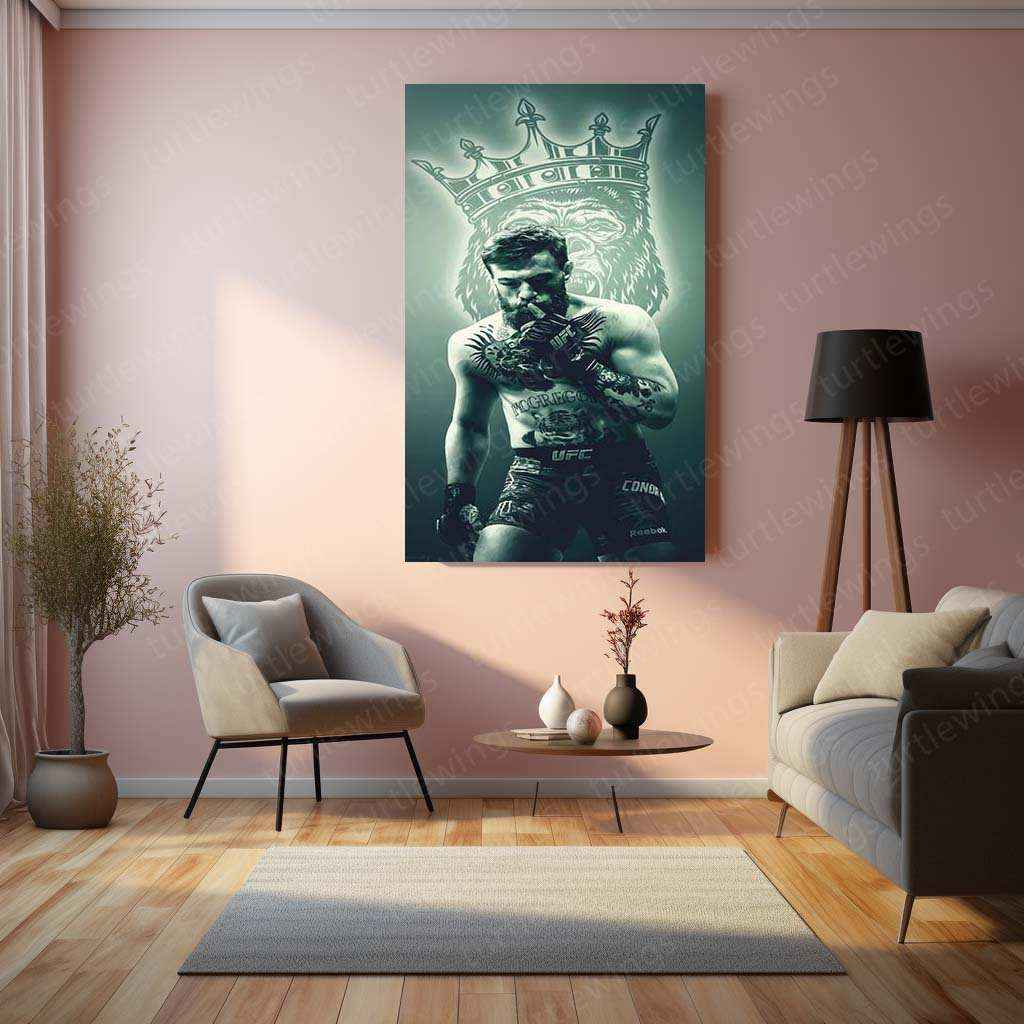Conor McGregor – The Notorious Fighter Metal Poster - TURTLEWINGS