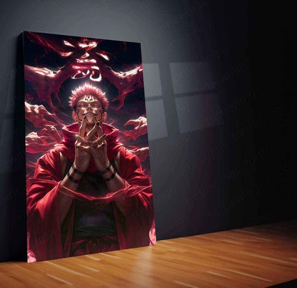 Sukuna – Jujutsu Kaisen Metal Poster - TURTLEWINGS