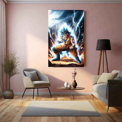 Goku – DbZ Metal Poster - TURTLEWINGS