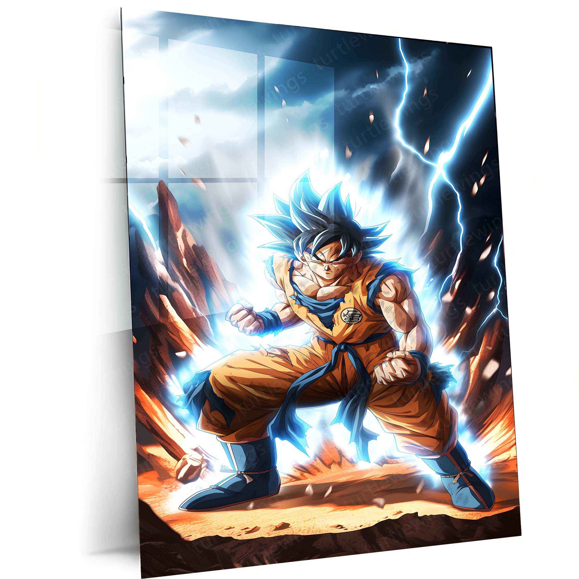 Goku – DbZ Metal Poster - TURTLEWINGS