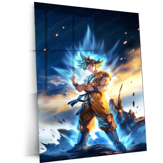 Goku – DbZ Metal Poster 1 - TURTLEWINGS