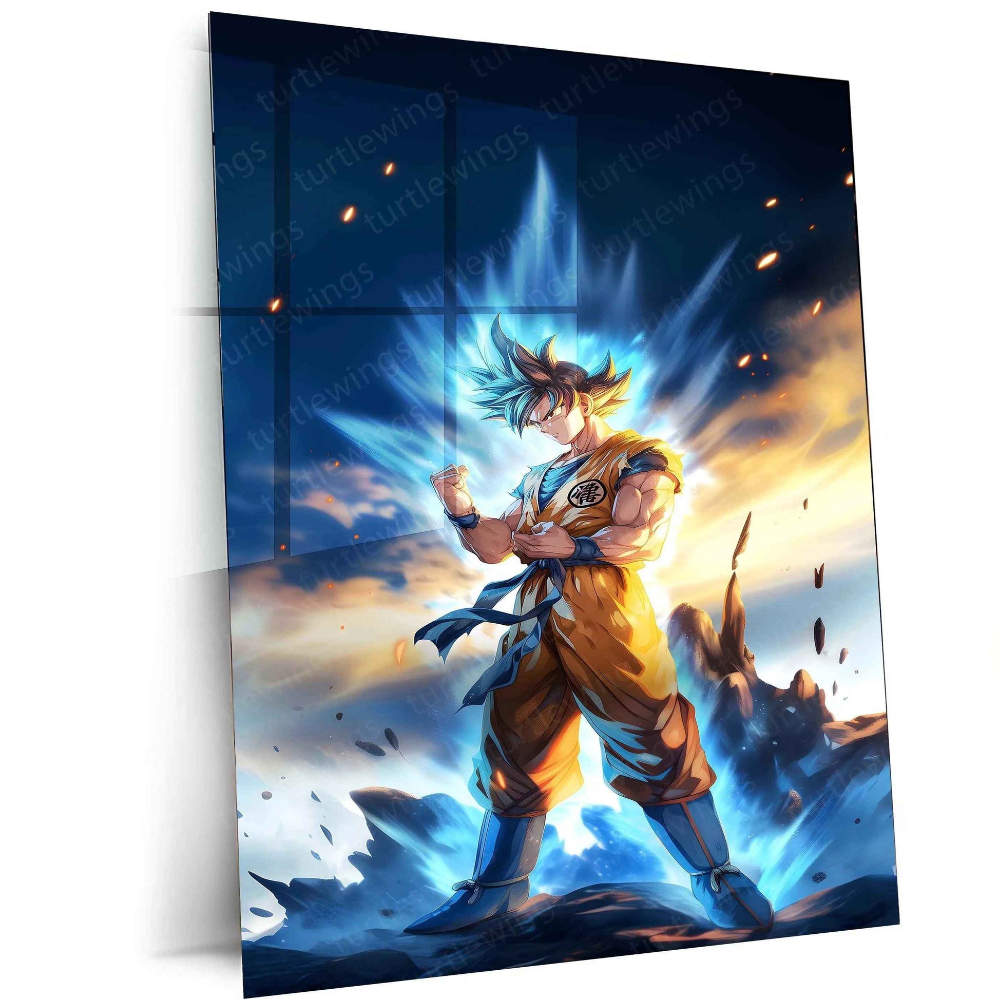 Goku – DbZ Metal Poster 1 - TURTLEWINGS