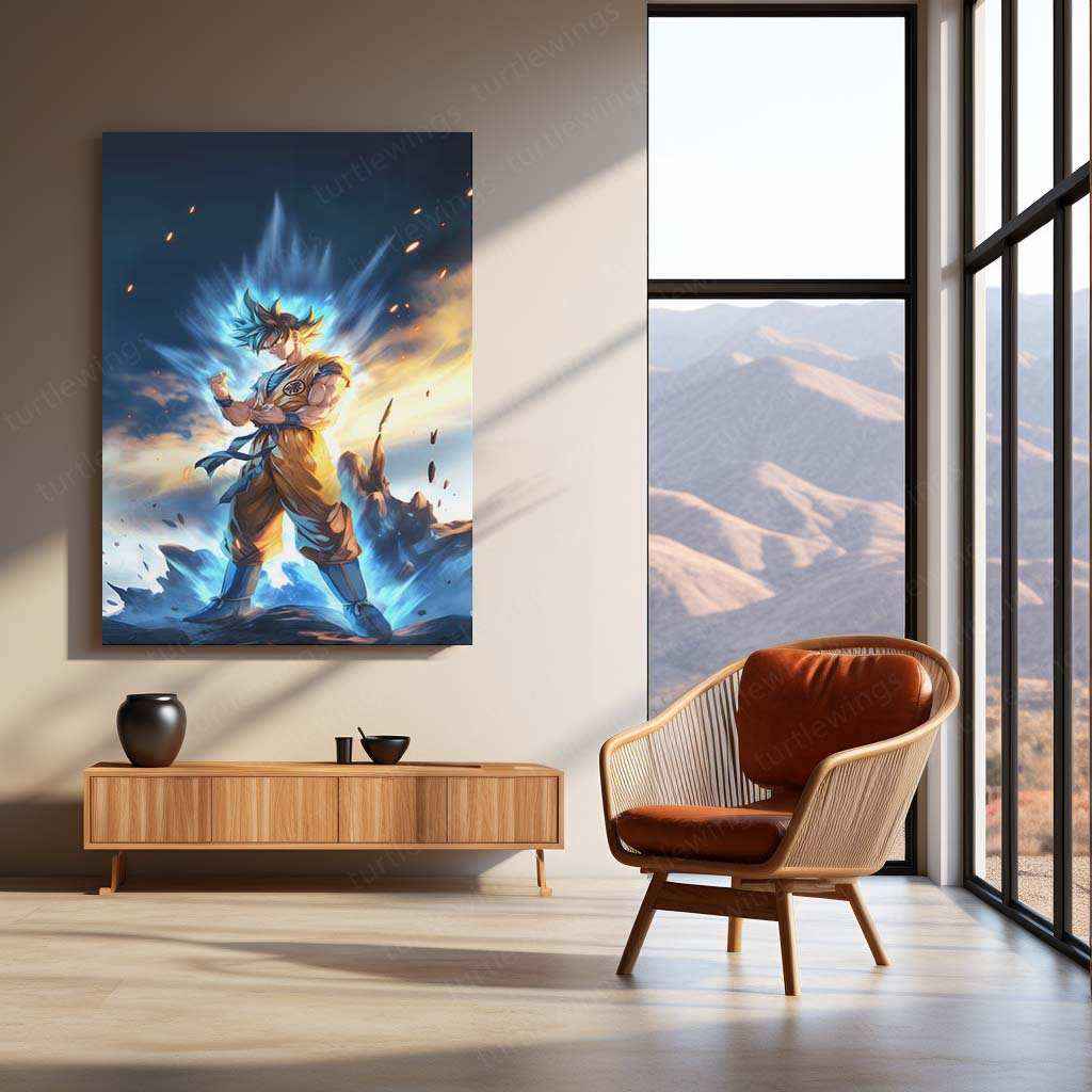 Goku – DbZ Metal Poster 1 - TURTLEWINGS