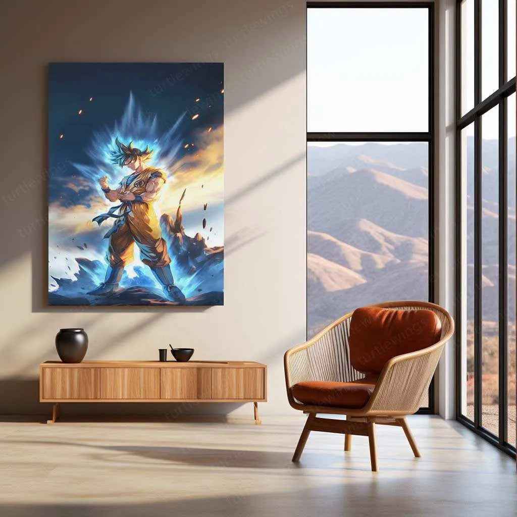 Goku – DbZ Metal Poster 1 - TURTLEWINGS