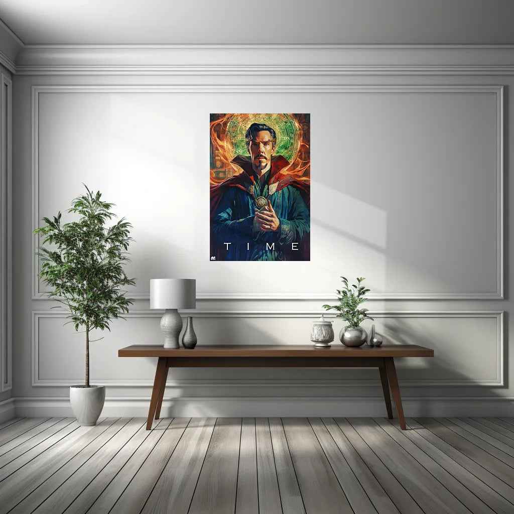 Doctor Strange Metal Poster | Marvel Sorcerer Supreme Wall Art - TURTLEWINGS