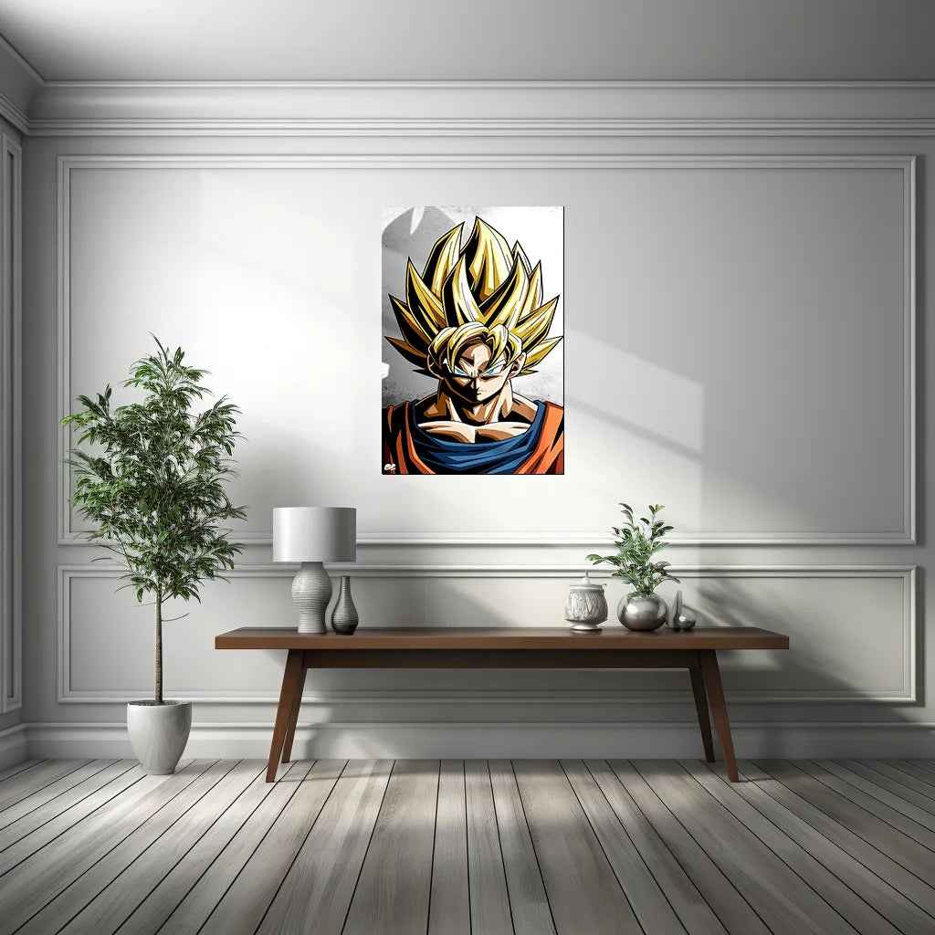 Goku Metal Poster DBZ - TURTLEWINGS
