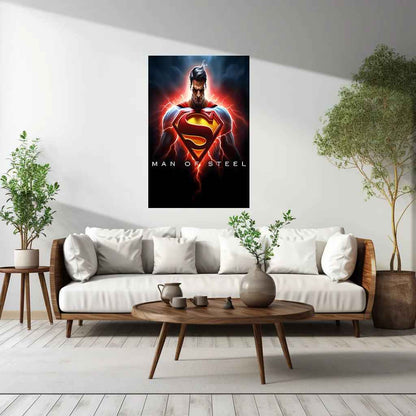 Superman Dc Metal Poster - TURTLEWINGS
