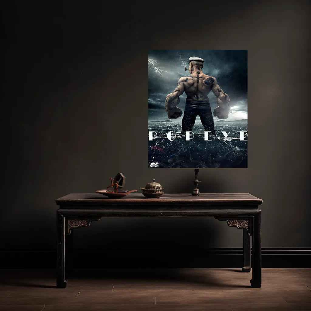 Popeye the Sailor Man metal poster - TURTLEWINGS