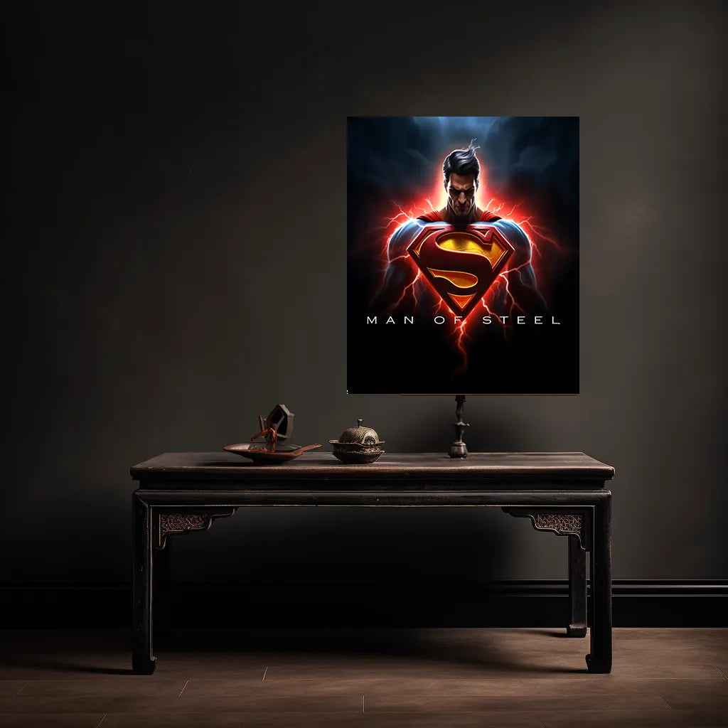 Superman Dc Metal Poster - TURTLEWINGS