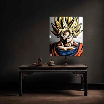 Goku Metal Poster DBZ - TURTLEWINGS