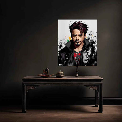 Robert Downy Jr Metal Poster Marvel - TURTLEWINGS