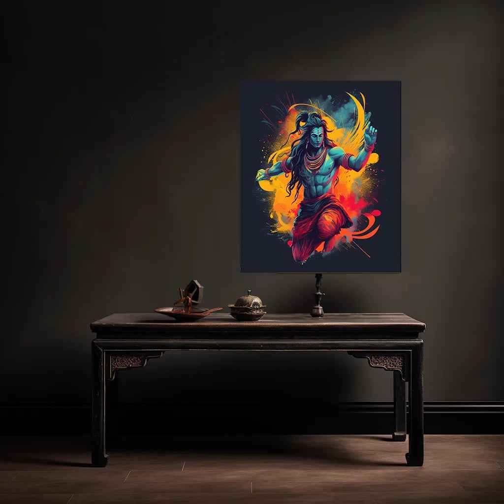 Mahadev Metal Poster - TURTLEWINGS