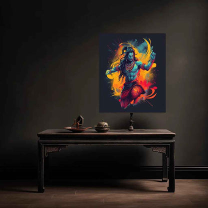 Mahadev Metal Poster - TURTLEWINGS