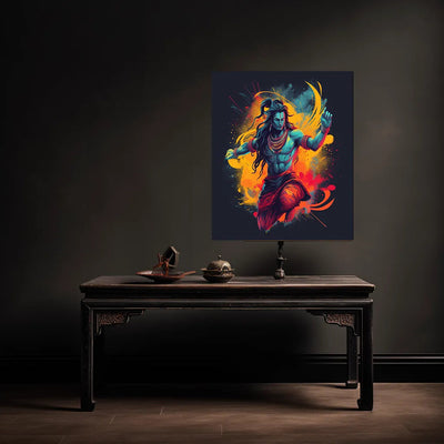 Mahadev Metal Poster - TURTLEWINGS