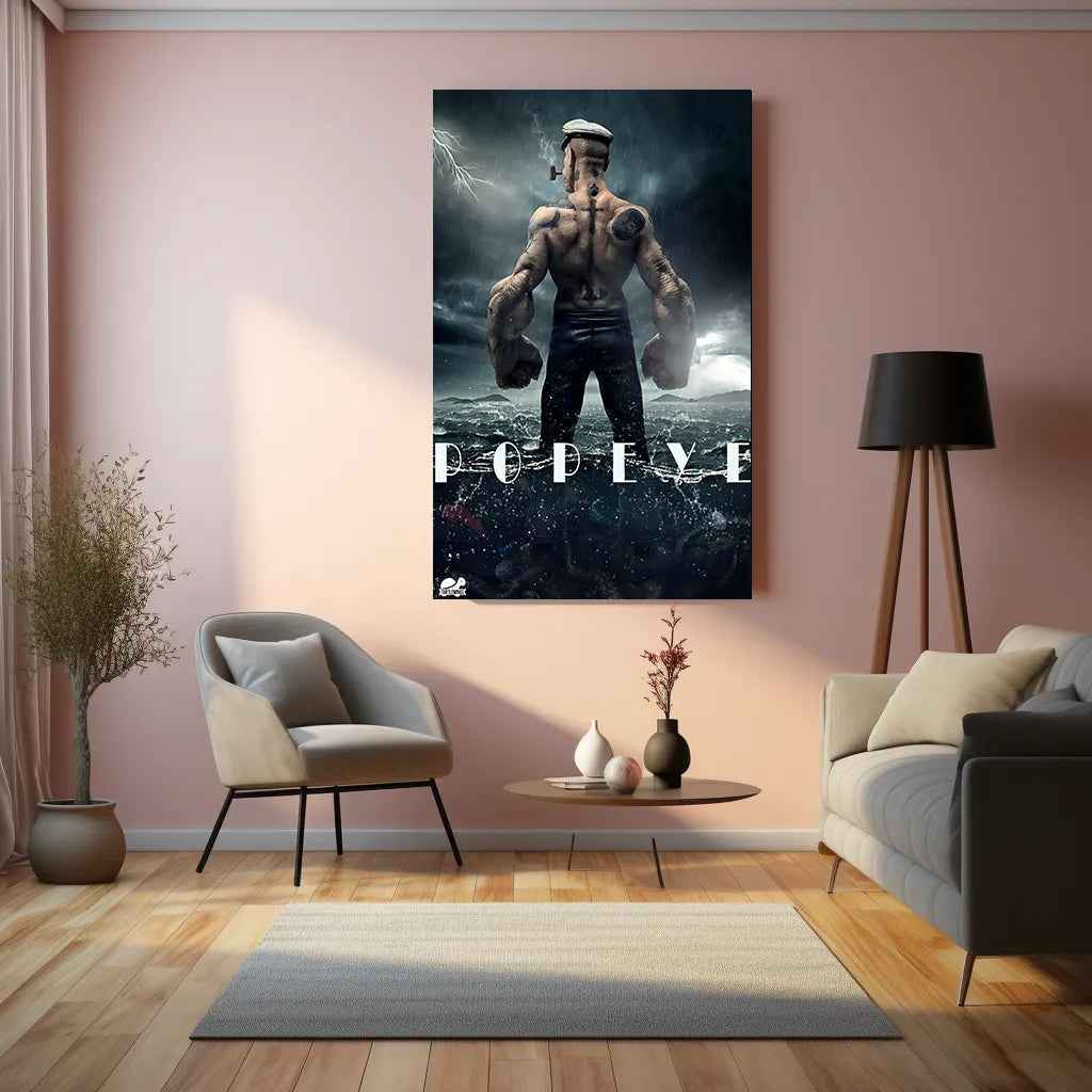 Popeye the Sailor Man metal poster - TURTLEWINGS