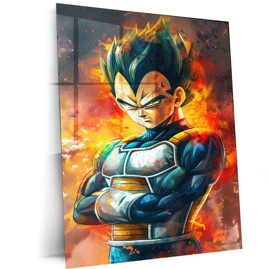 VEGETA – DbZ Metal Poster 5 - TURTLEWINGS