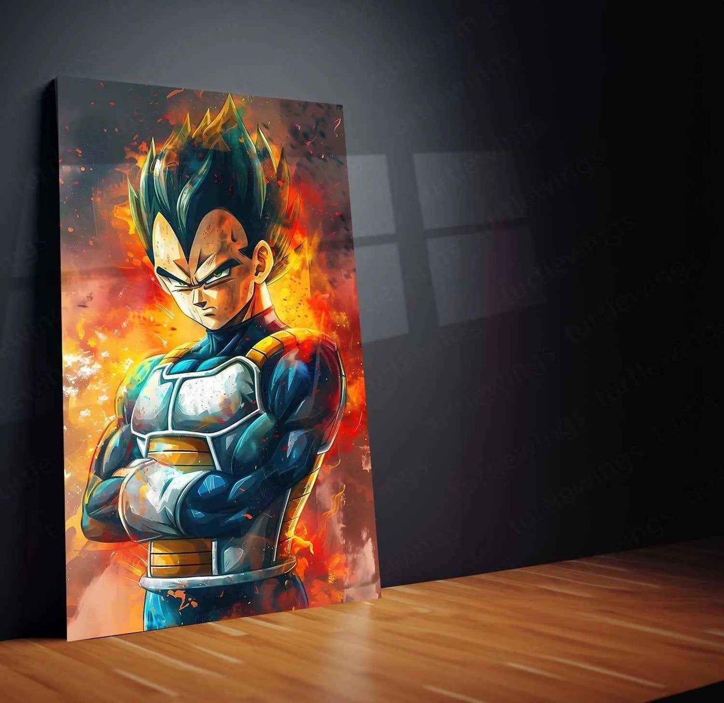 VEGETA – DbZ Metal Poster 5 - TURTLEWINGS