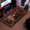 Demon Slayer Muzan Kibutsuji Flat Rug | Japanese Anime Currency Note Design | Premium Anti-Slip Flat Rug