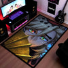 Upper Moon Demon Area Flat Rug | Anime Villain Area Flat Rug | Premium Manga-Inspired Gaming & Bedroom Decor Flat Rug