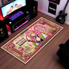 Demon Slayer Mitsuri Kanroji Flat Rug | Japanese Anime Currency Note Design | Premium Anti-Slip Flat Rug