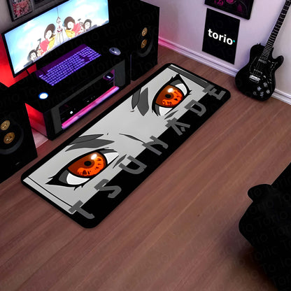 Tsunade Senju Eye Anime Floor Mat | Anti-Slip Printed Flat Rug for Bedroom, Gaming Room & Anime Decor | TORIO
