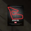 LED | Red Bull Ring Neon LED Metal Poster – Glowing Austria F1 Circuit Wall Art