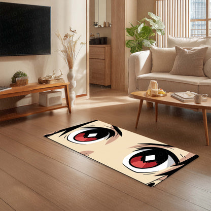Spy × Family Anya Eyes Floor Mat | Anime Cute Eye Art Flat Rug | Anti-Slip 3mm Absorbent Floor Mat for Bedroom, Gaming Room, Bathroom & Otaku Decor
