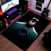 Batman Dark Knight Area Flat Rug | Batman Superhero Area Flat Rug | Premium DC-Inspired Gaming Room Decor Flat Rug