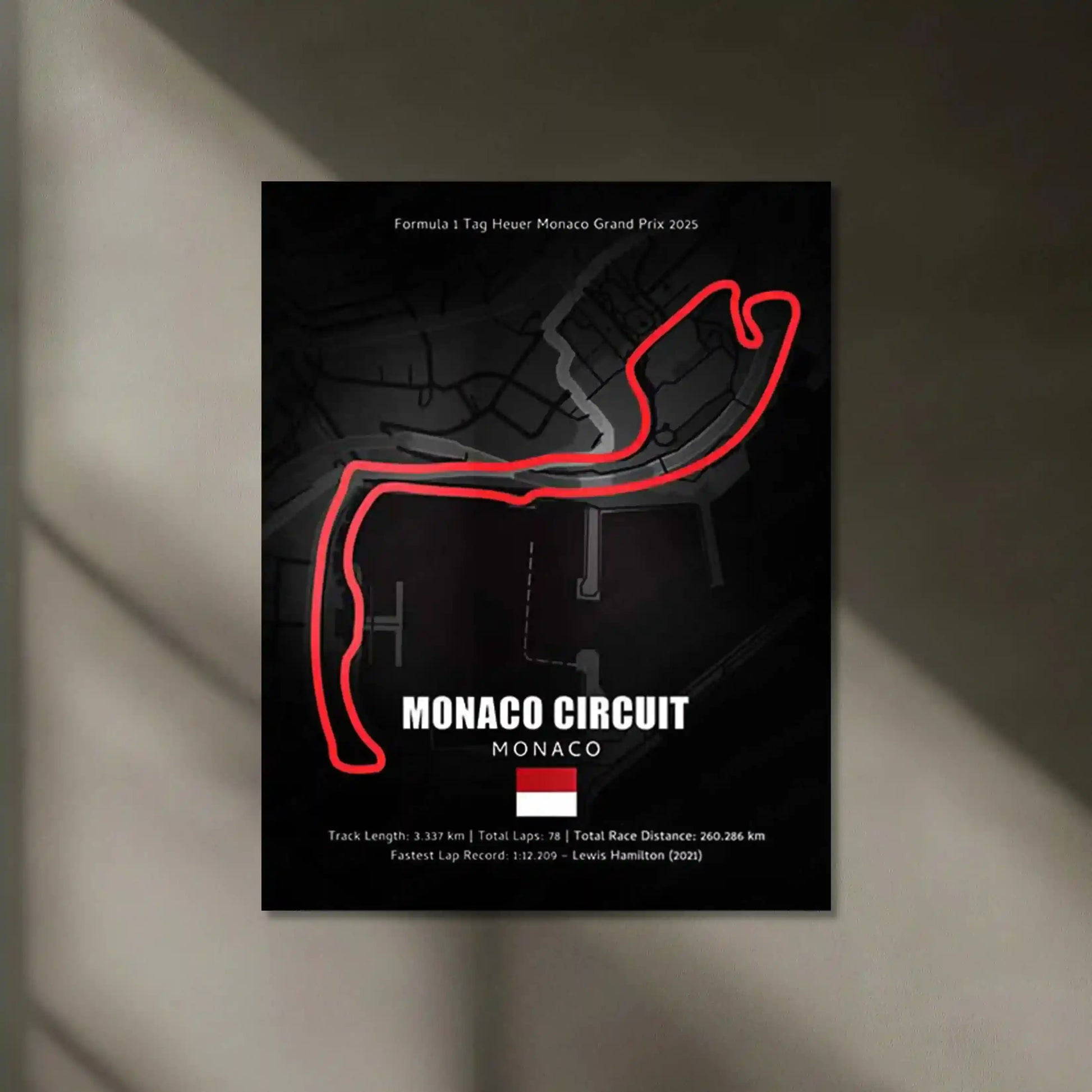 LED | 🏎️ Monza Circuit Neon LED Metal Poster – Glowing Temple of Speed Wall Art - TURTLEWINGS