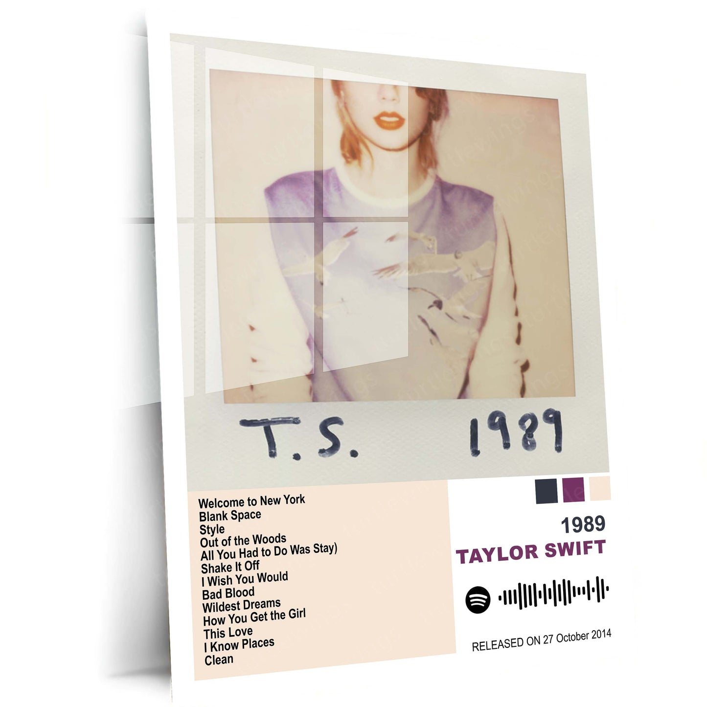 Taylor Swift – Complete Album Collection | Set of 11 | Set of 8 | Set of 4 | Premium Metal Poster Set