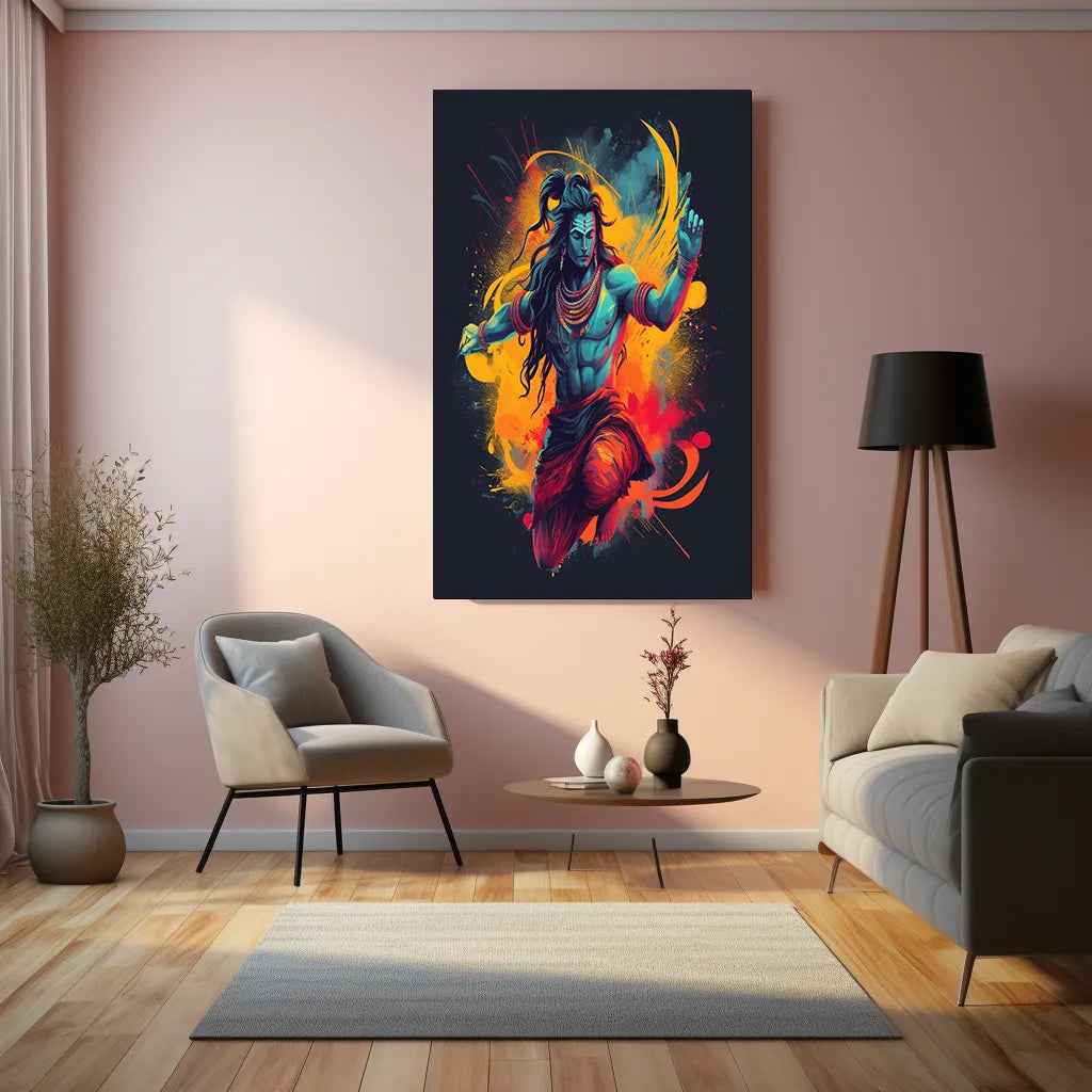 Mahadev Metal Poster - TURTLEWINGS