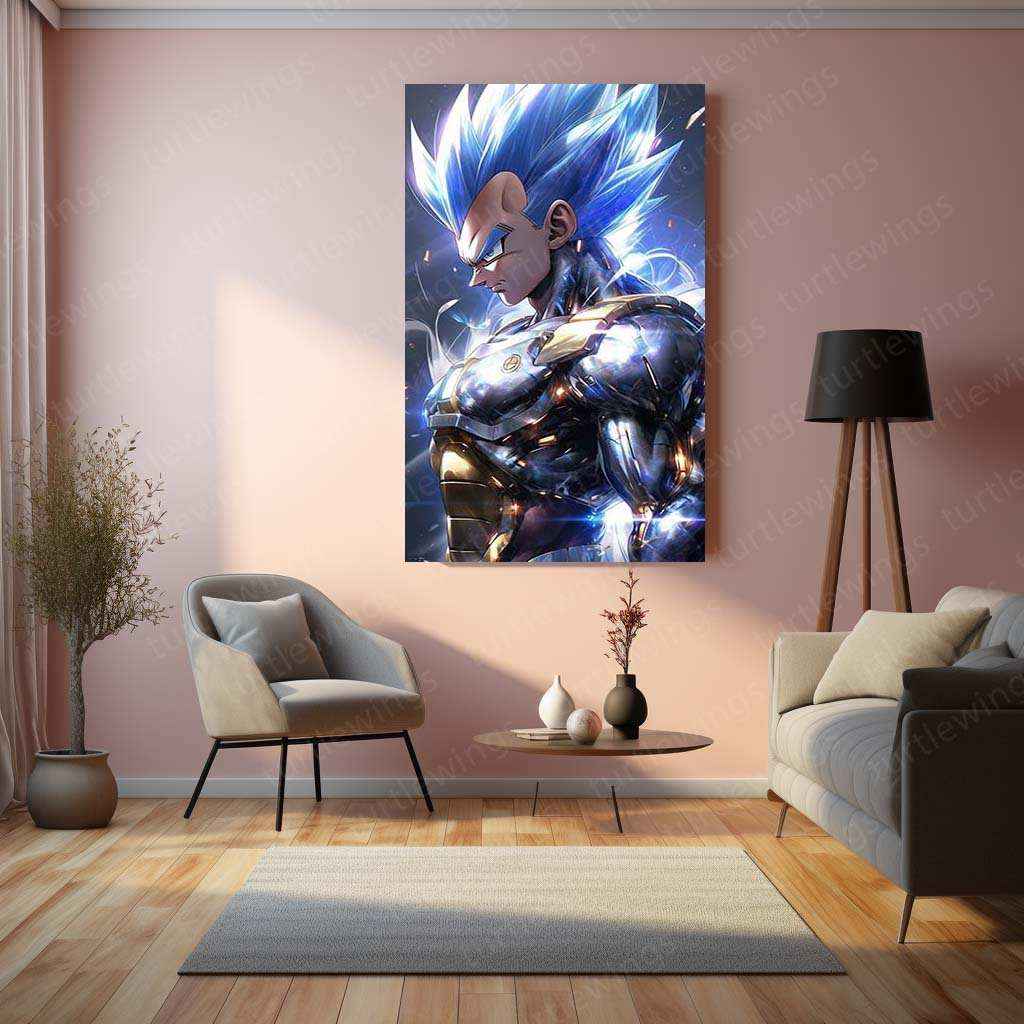 VEGETA – DbZ Metal Poster 2 - TURTLEWINGS