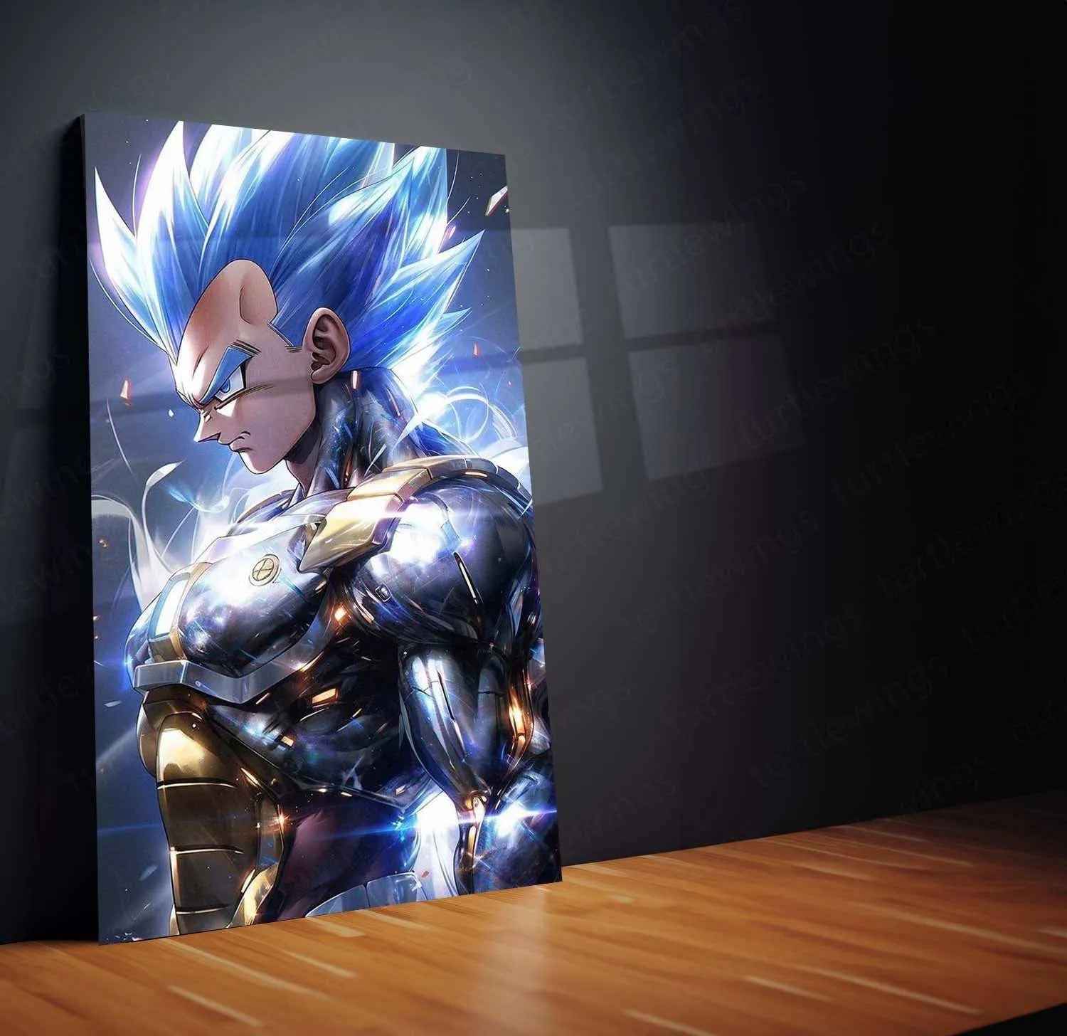 VEGETA – DbZ Metal Poster 2 - TURTLEWINGS