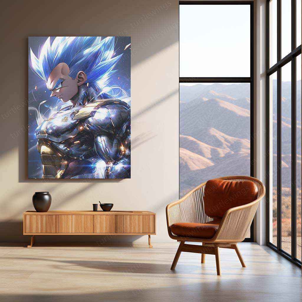 VEGETA – DbZ Metal Poster 2 - TURTLEWINGS
