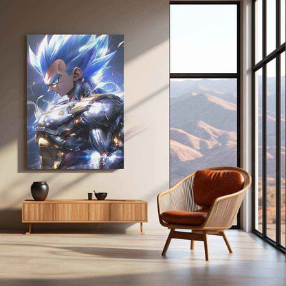 VEGETA – DbZ Metal Poster 2 - TURTLEWINGS