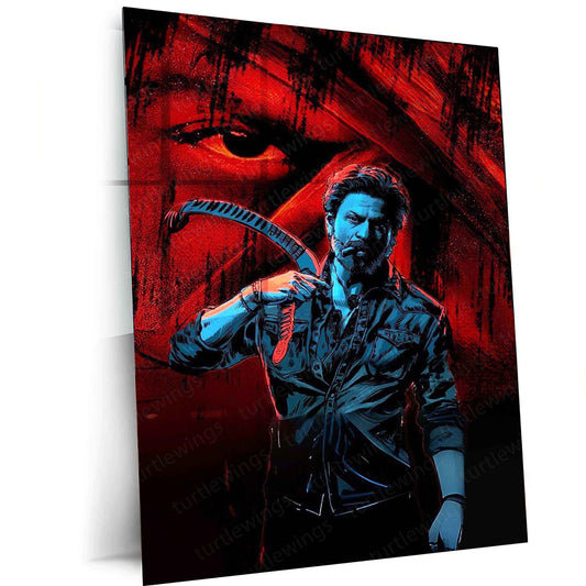 SRK Bollywood Metal Poster – The King - TURTLEWINGS