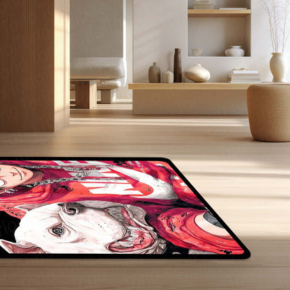 Monkey D. Luffy Streetwear Area Flat Rug | One Piece Anime Area Flat Rug | Premium Anime Gaming Room Decor Flat Rug
