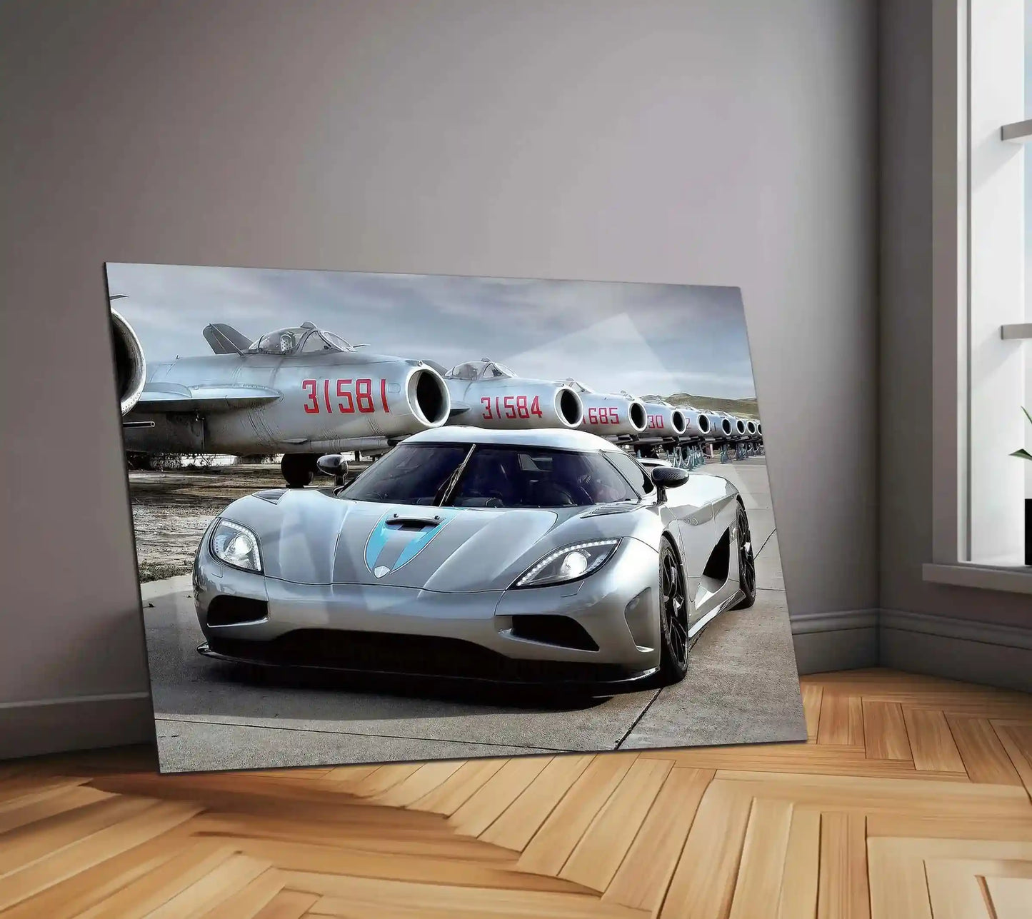 Car Metal Poster | Koenigsegg Agera Metal Poster – Luxury Hypercar Wall Art - TURTLEWINGS