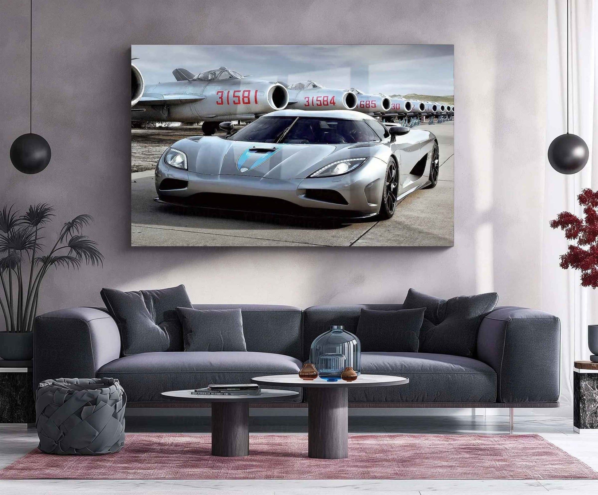 Car Metal Poster | Koenigsegg Agera Metal Poster – Luxury Hypercar Wall Art - TURTLEWINGS