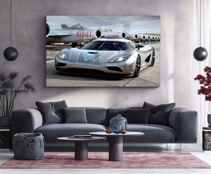Car Metal Poster | Koenigsegg Agera Metal Poster – Luxury Hypercar Wall Art - TURTLEWINGS